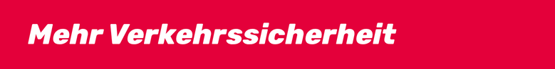 Unsere Forderungen für mehr Radverkehrssicherheit