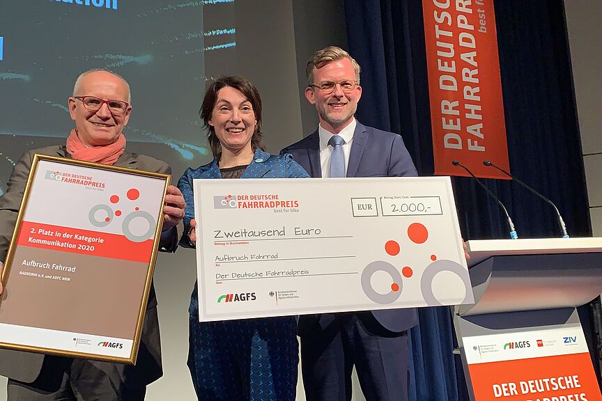 Deutscher Fahrradpreis 2020 für Aufbruch Fahrrad Deutscher Fahrradpreis 2020 für Aufbruch Fahrrad