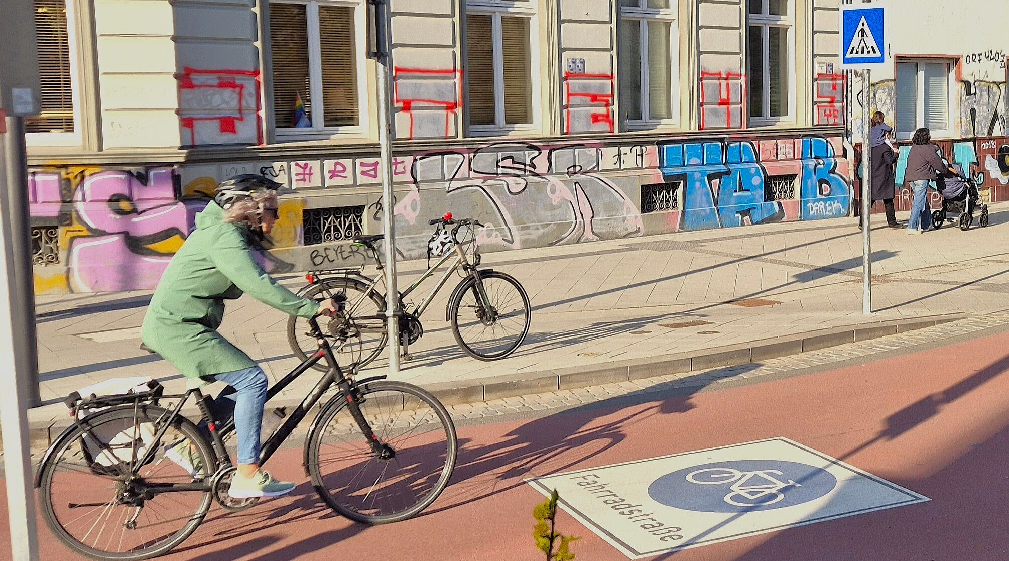 Fahrradstraße in Aachen