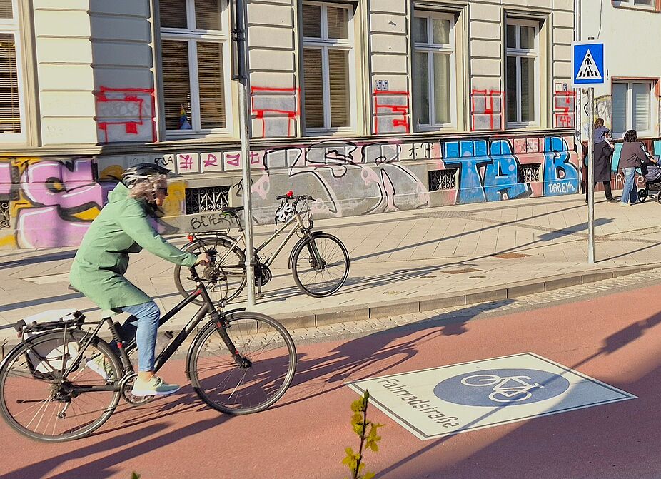 Fahrradstraße in Aachen Fahrradstraße in Aachen