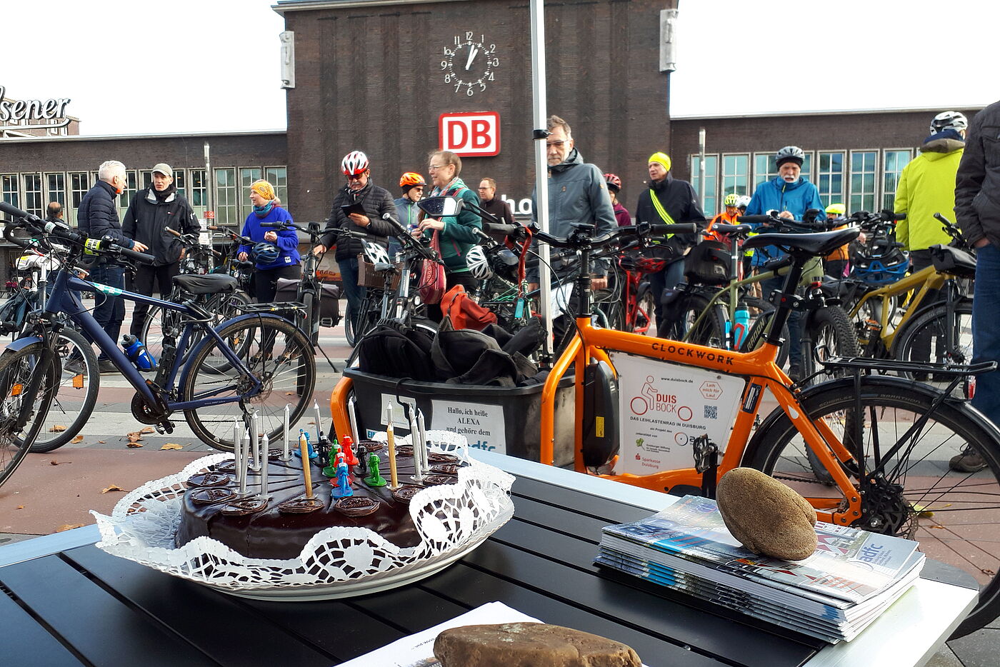 Erkundungstour zum RS1 zwischen Moers, Duisburg und Mülheim an der Ruhr. Hauptbahnhof Duisburg
